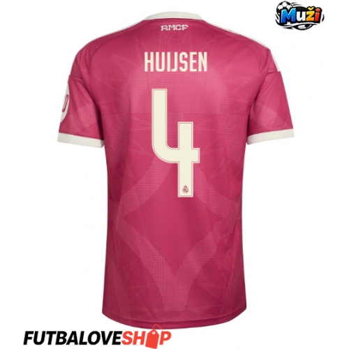 Dres Real Madrid Dean Huijsen #4 Tretina 2026-27 Krátky Rukáv